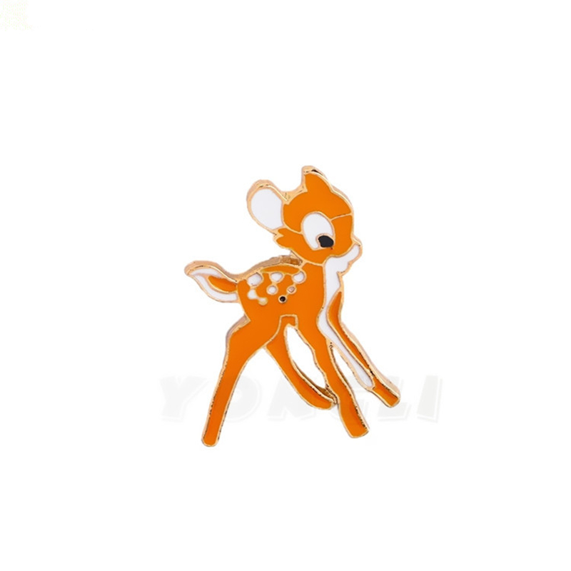 testreszabott fém rajzfilm állati jelvény cink ötvözet többszínű sütőfesték bross pecsét olvadás öntés aranyozott bross